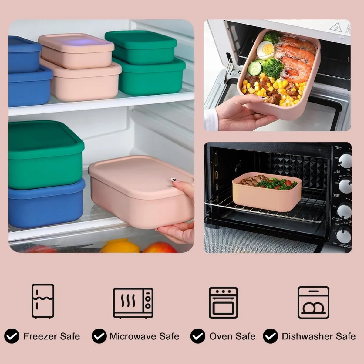 Silicone Food Storage Containers